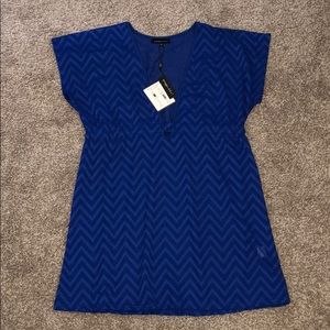 NWT Blue Swim Cover-Up